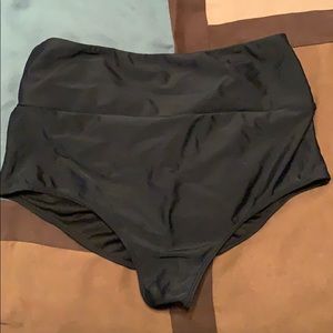 High waisted bikini bottoms